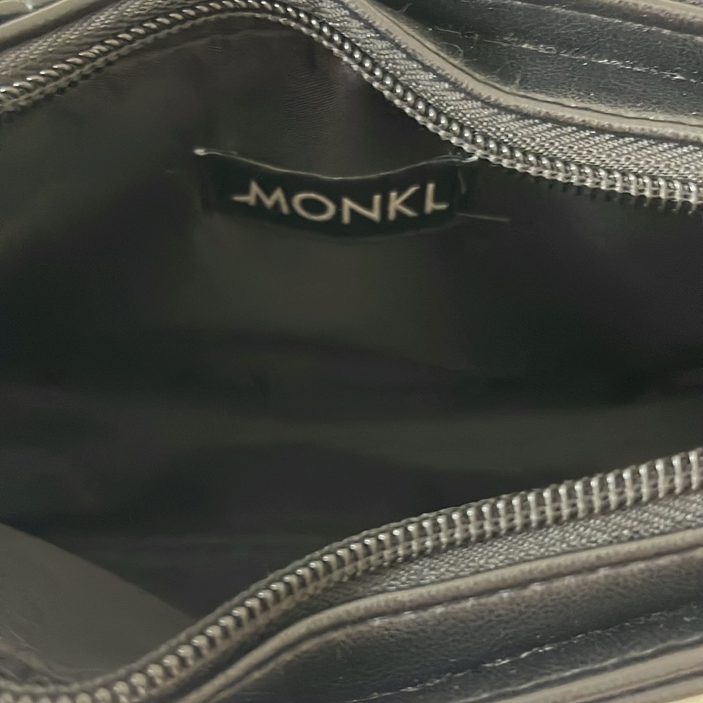 MONKL Elegant Black Women's Small Shoulder Bag EUC - Picture 7 of 7